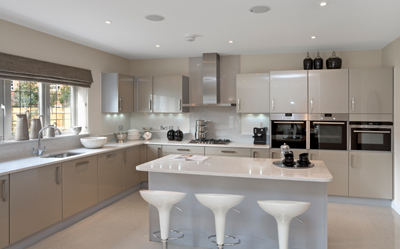 Many kitchen layout options. HC Refurbishment can talk you through all of the potential kitchen layout ideas